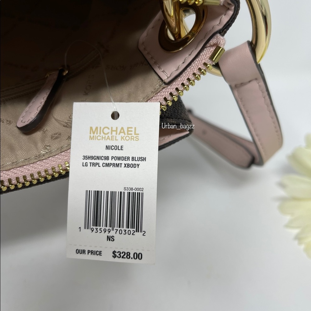 Michael Kors Nicole Triple Compartment Crossbody - Picture 7 of 9